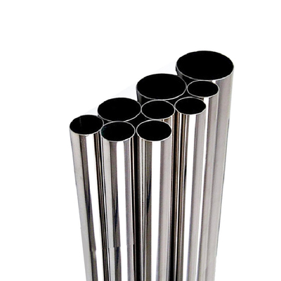 Tubulação 1mm de aço inoxidável tubo redondo soldado Ss 304 do espelho SS201 304